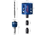 Bosch EXPERT děrovka Tough Material 68 starterkit PROFESSIONAL