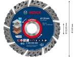 Bosch EXPERT diamantový dělicí kotouč MultiMaterial 125mm PROFESSIONAL