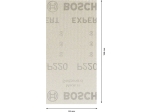 Bosch Brusná mřížka EXPERT M480 93X186mm, P220, 50ks PROFESSIONAL