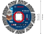 Bosch EXPERT X-LOCK diamantový dělicí kotouč MultiMaterial 125mm PROFESSIONAL