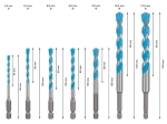 Bosch Sada vrtáků EXPERT HEX-9 Multi Construction