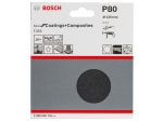 Bosch 10dílná sada brusných papírů F355 125 mm, 80 PROFESSIONAL