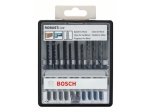 Bosch 10dílná souprava pilových plátků do kmitacích pil, robustní řady na dřevo a kov, se stopkou T PROFESSIONAL