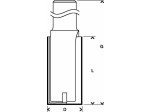 Bosch Drážkovací fréza 8 mm, D1 10 mm, L 25, 4 mm, G 62, 4 mm PROFESSIONAL