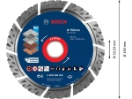 Bosch EXPERT diamantový dělicí kotouč MultiMaterial 150mm PROFESSIONAL