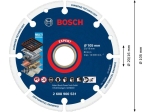 Bosch Diamantový řezací kotouč EXPERT Diamond Metal Wheel 105 × 20/16 mm