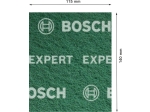 Bosch Brusné rouno EXPERT N880 115x140mm, GP, 2ks PROFESSIONAL