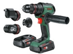 Bosch AdvancedDrill 18V-80 Quicksnap (2x 2,5 Ah) + AL18V-44 (Set - 3 nástavce)