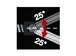 Wiha Klíče ve tvaru L Šestihranná kulová hlava, palcové provedení úprava chemickým černěním 7.9 mm 5/16"