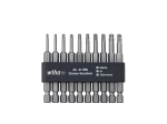 Wiha Bit Set Professional 70 mm Kulová hlava TORX® 1/4" vč. liště s bitů 11díl.