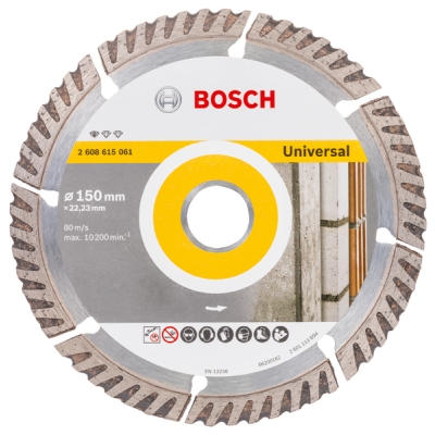 Bosch Diamantový dělicí kotouč Standard for Universal 150 × 22, 23 150x22.23x2.4x10mm PROFESSIONAL