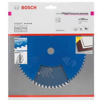 Bosch Pilový kotouč Expert for High Pressure Laminate 190 x 30 x 2, 6 mm, 56 PROFESSIONAL