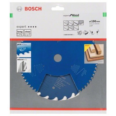 Bosch Pilový kotouč Expert for Wood 190 x 30 x 2, 0 mm, 24 PROFESSIONAL