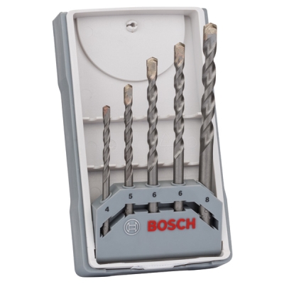 Bosch 5dílná sada vrtáků do betonu CYL-3 4; 5; 6; 6; 8 mm PROFESSIONAL