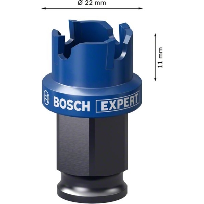 Bosch EXPERT děrovka Sheet Metal 22mm PROFESSIONAL