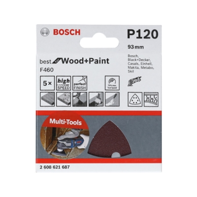 Bosch Brusný papír F460 BfWP, G180, 93 mm PROFESSIONAL