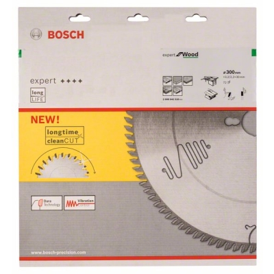 Bosch Pilový kotouč Expert for Wood 300 x 30 x 3, 2 mm, 72 PROFESSIONAL