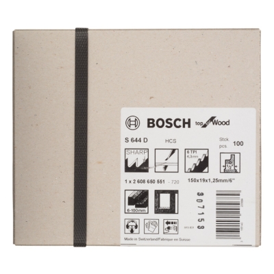 Bosch Pilový plátek do pily ocasky S 644 D Top for Wood PROFESSIONAL