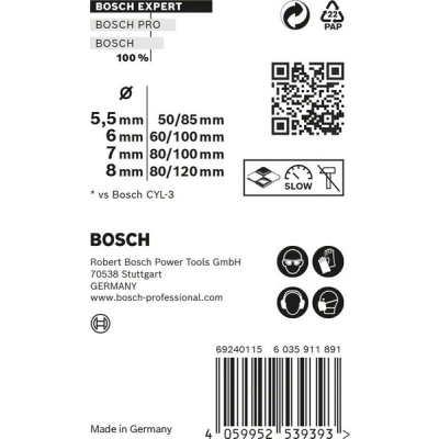 Bosch Sady víceúčelových vrtáků EXPERT CYL-9 MultiConstruction