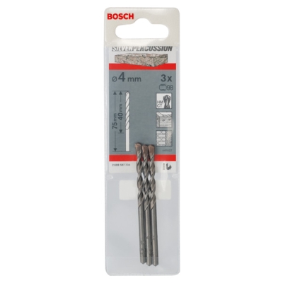 Bosch Vrták do betonu CYL-3 4 x 40 x 75 mm, d 3, 3 mm PROFESSIONAL