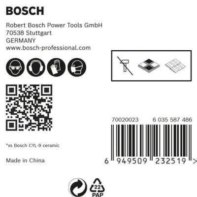 Bosch EXPERT HEX-9 HardCeramic 6mm bal. 5ks PROFESSIONAL
