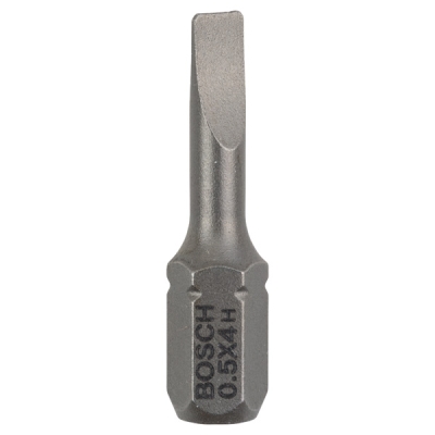 Bosch Šroubovací bit zvlášť tvrdý Extra-Hart S 0, 5x4, 0, 25 mm PROFESSIONAL