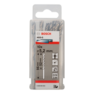 Bosch Vrták PRO Metal HSS-G do kovu se standardní délkou