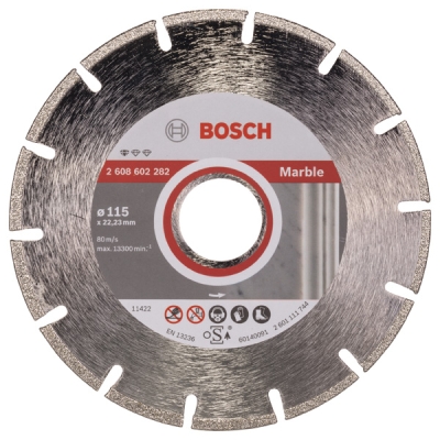 Bosch Diamantový dělicí kotouč Standard for Marble 115 x 22, 23 x 2, 2 x 3 mm PROFESSIONAL