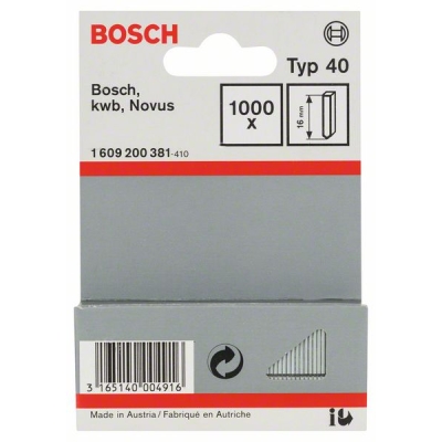 Bosch Kolíčky, typ 40 16 mm PROFESSIONAL