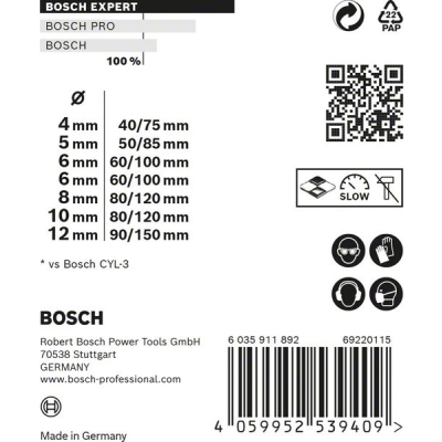 Bosch Sady víceúčelových vrtáků EXPERT CYL-9 MultiConstruction