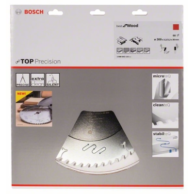 Bosch Pilový kotouč do okružních pil Top Precision Best for Wood 300 x 30 x 3, 2 mm, 60 PROFESSIONAL