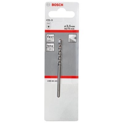 Bosch Vrták do betonu CYL-3 3, 5 x 40 x 70 mm, d 3, 3 mm PROFESSIONAL