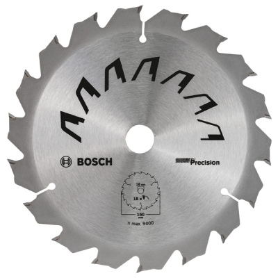 Bosch Pilový kotouč PRECISION D = 150 mm; otvor = 16 mm; počet zubů = 18 PROFESSIONAL