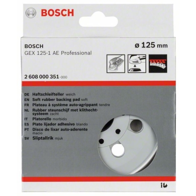 Bosch Brusné talíře extra měkké, 125 mm PROFESSIONAL