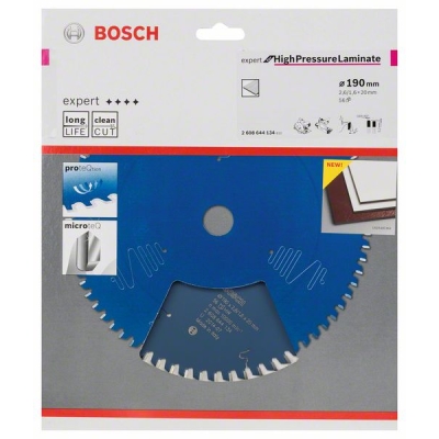 Bosch Pilový kotouč Expert for High Pressure Laminate 190 x 20 x 2, 6 mm, 56 PROFESSIONAL