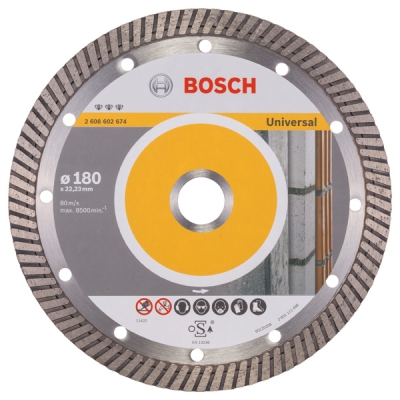 Bosch Diamantový dělicí kotouč Best for Universal Turbo 180 x 22, 23 x 2, 5 x 12 mm PROFESSIONAL