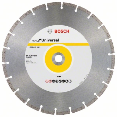 Bosch Diamantový dělicí kotouč ECO For Universal 300x20x3.2x8 PROFESSIONAL