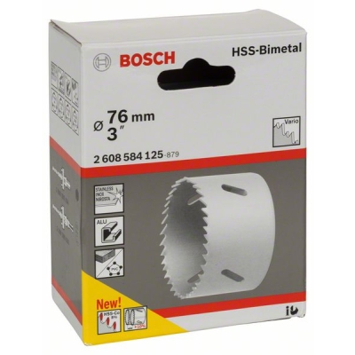 Bosch Děrovka HSS-bimetal pro standardní adaptér 76 mm, 3" PROFESSIONAL