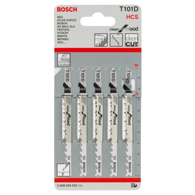 Bosch Pilový plátek do kmitací pily T 101 D Clean for Wood PROFESSIONAL