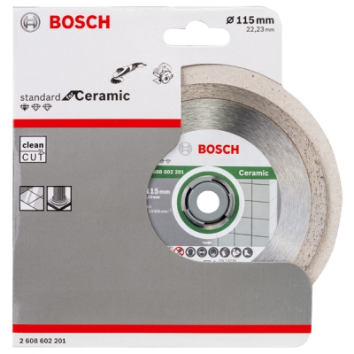 Bosch Diamantový dělicí kotouč Standard for Ceramic 115 x 22, 23 x 1, 6 x 7 mm PROFESSIONAL