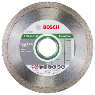 Bosch Diamantový dělicí kotouč Standard for Ceramic 115 x 22, 23 x 1, 6 x 7 mm PROFESSIONAL