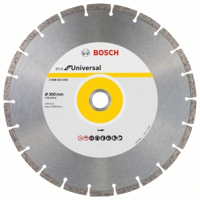 Bosch Diamantový dělicí kotouč ECO For Universal 300x25.4x3.2x8 PROFESSIONAL