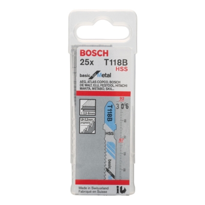 Bosch Pilový plátek do kmitací pily T 118 B Basic for Metal PROFESSIONAL