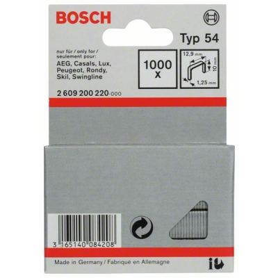 Bosch Sponky do sponkovačky z plochého drátu, typ 54 12, 9 x 1, 25 x 10 mm PROFESSIONAL
