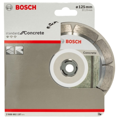 Bosch Diamantový dělicí kotouč Standard for Concrete 125 x 22, 23 x 1, 6 x 10 mm PROFESSIONAL