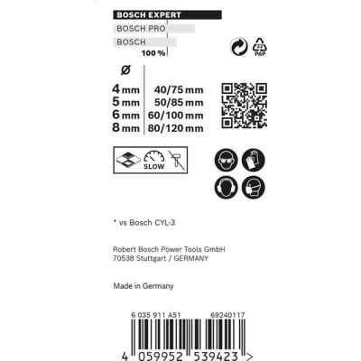 Bosch Sady víceúčelových vrtáků EXPERT CYL-9 MultiConstruction