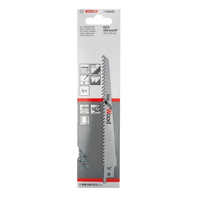 Bosch Pilový plátek do pily ocasky S 644 D Top for Wood PROFESSIONAL