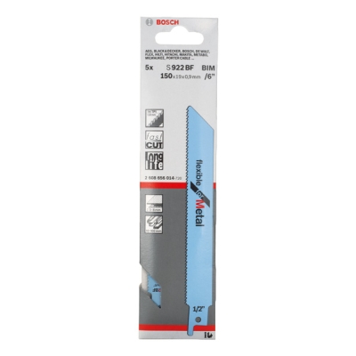 Bosch Pilový plátek do pily ocasky S 922 BF Flexible for Metal PROFESSIONAL