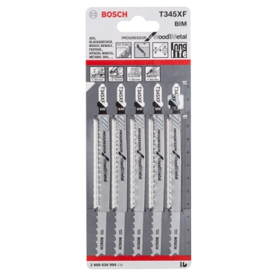 Bosch Pilový plátek do kmitací pily T 345 XF Progressor for Wood and Metal PROFESSIONAL