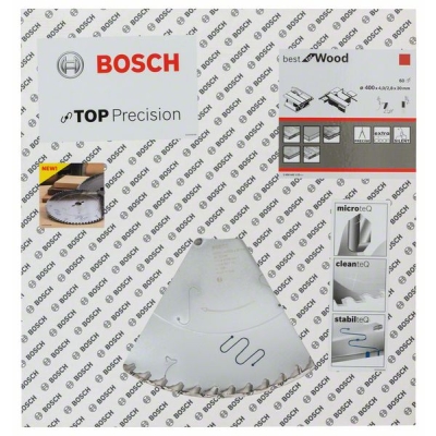 Bosch Pilový kotouč do okružních pil Top Precision Best for Wood 400 x 30 x 4 mm, 60 PROFESSIONAL